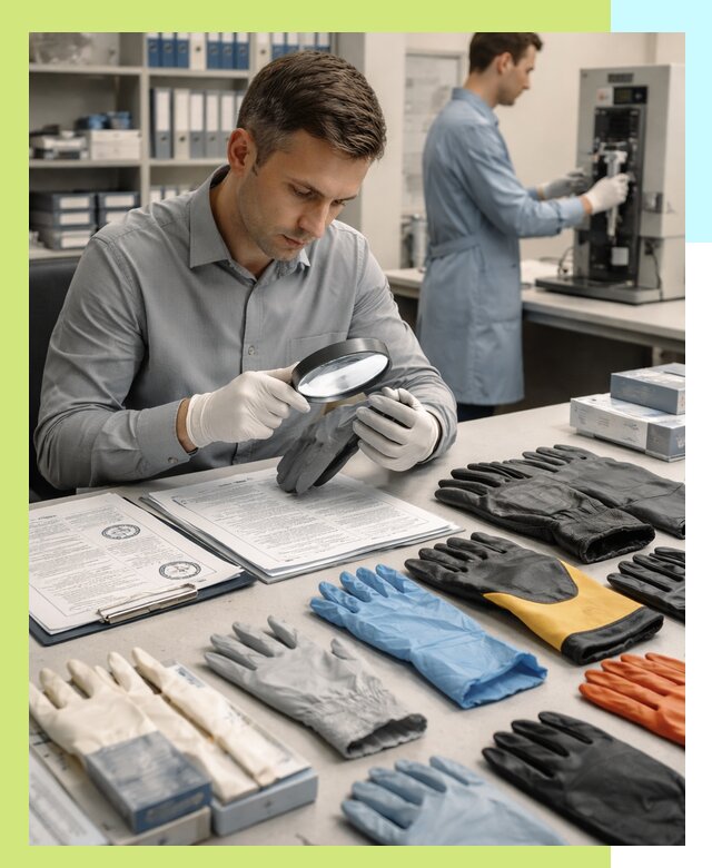 Сертификация перчаток и средств защиты продукции в Костомукше