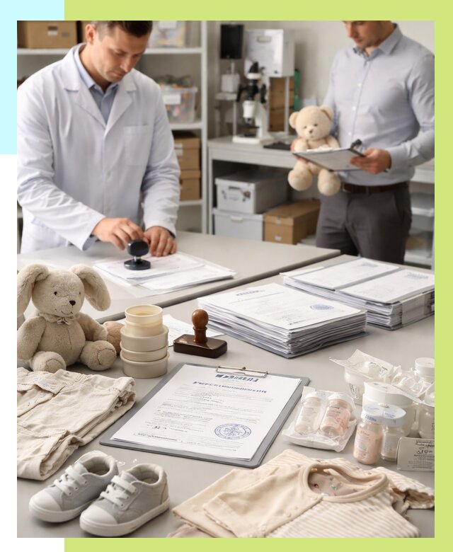 Сертификация детских товаров в Костомукше от 15303 р. | Алешин-Ктм