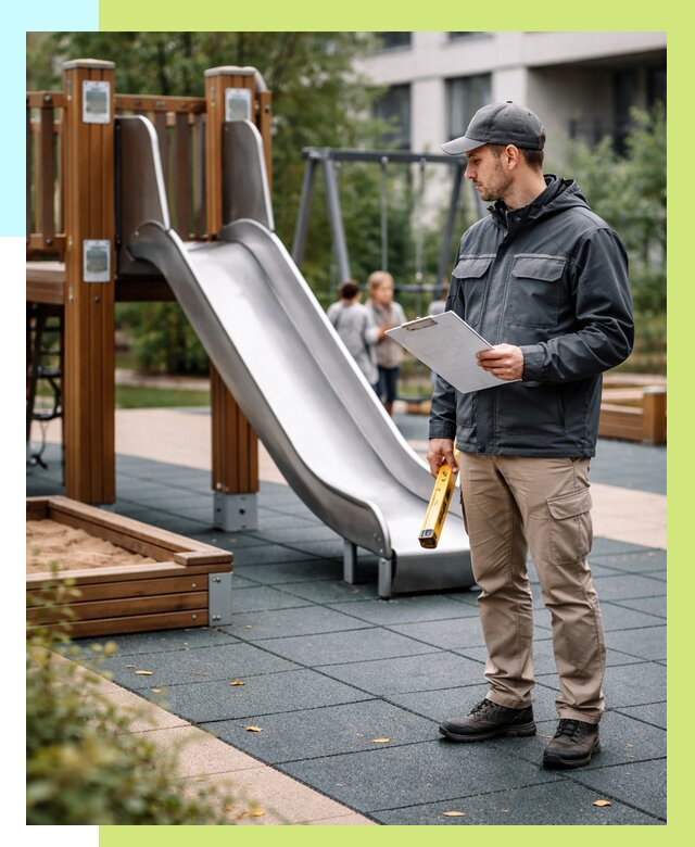 Сертификация детских площадок в Костомукше от 25505 р. | Алешин-Ктм