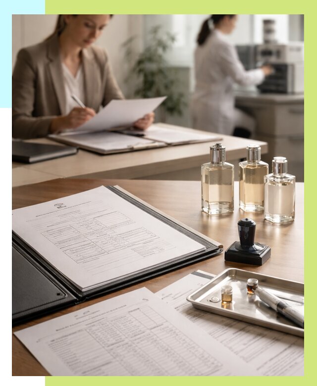 Сертификация парфюмерии в Костомукше от 15303 р. | Алешин-Ктм