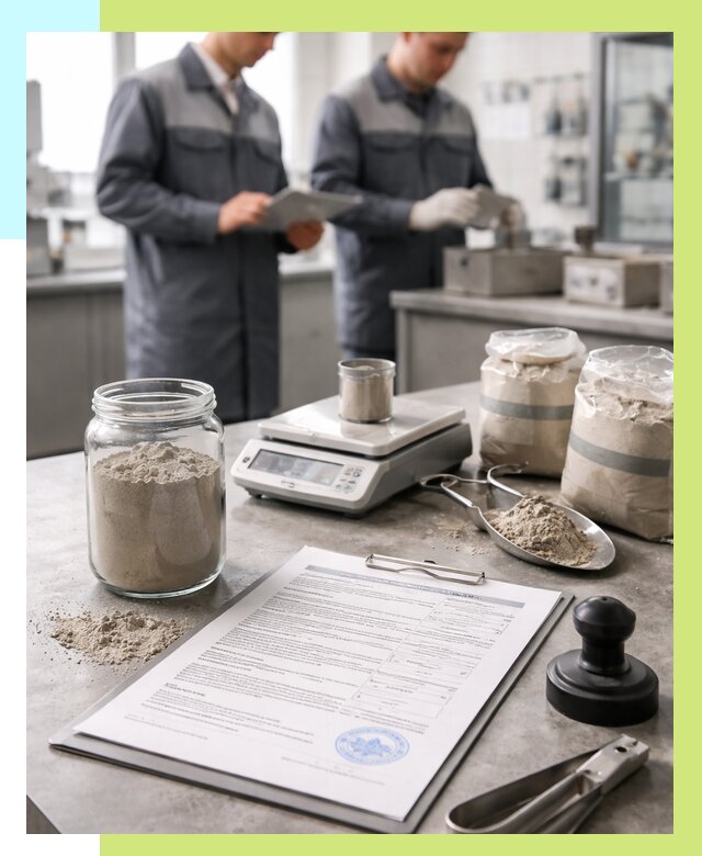 Сертификация цемента в Костомукше от 20404 р. | Алешин-Ктм