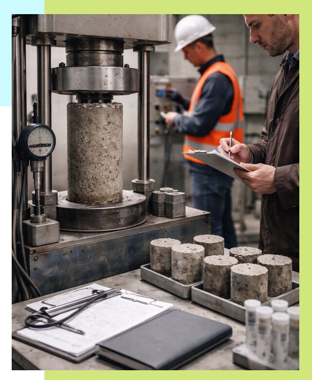 Сертификация бетона в Костомукше от 30606 р. сертификат | Алешин-Ктм