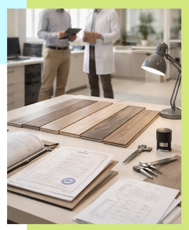 Сертификация ламината в Костомукше от 18364 р. под ключ | Алешин-Ктм