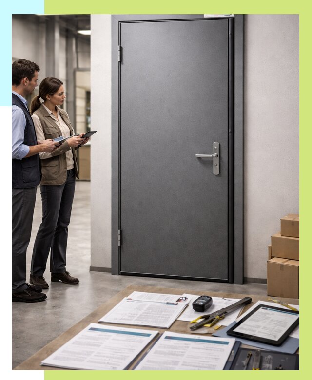 Сертификация противопожарных дверей в Костомукше от 9182 р. | Алешин-Ктм