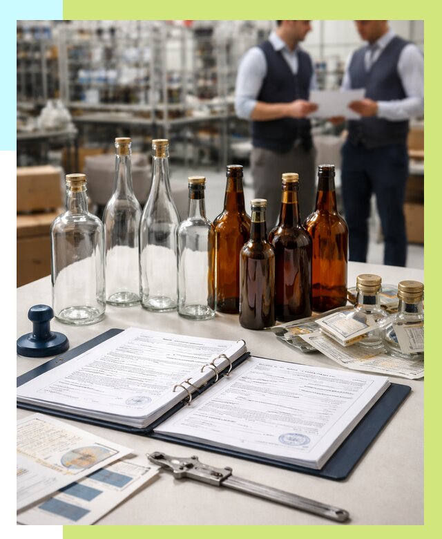 Сертификация стеклянных бутылок в Костомукше от 25505 р. | Алешин-Ктм