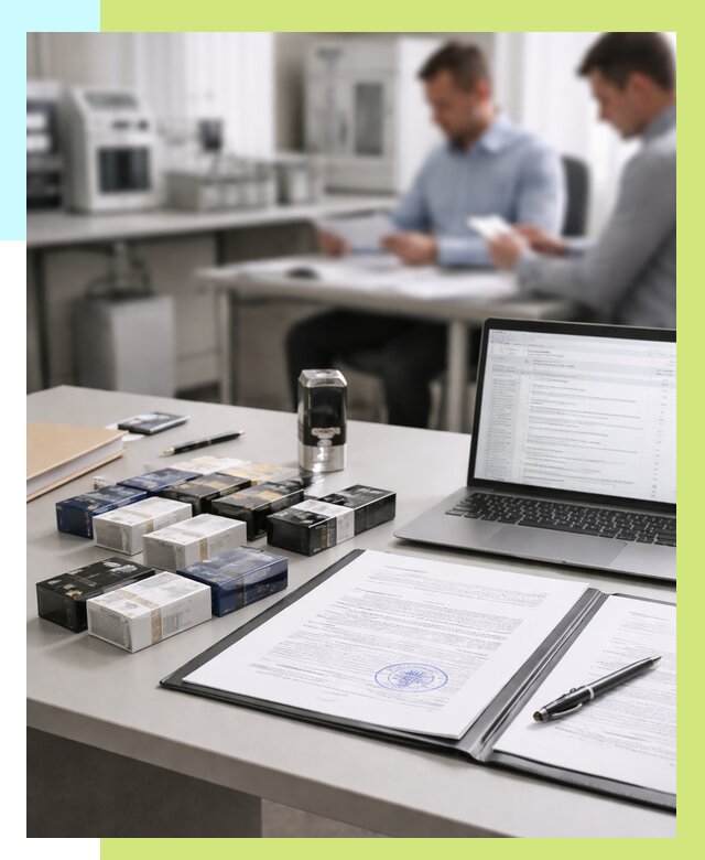 Сертификация сигарет под ключ в Костомукше от 45909 р. | Алешин-Ктм