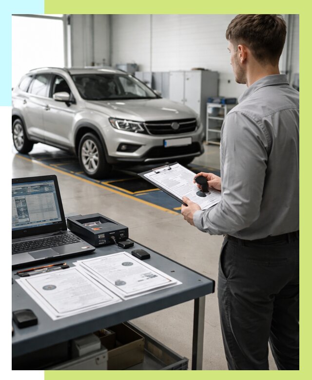 Сертификация транспортных средств в Костомукше от 12242 р. | Алешин-Ктм