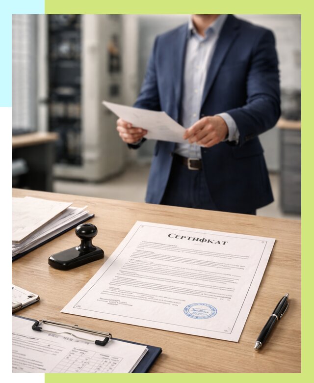 Сертификат на оборудование в Костомукше от 15303 р. | Алешин-Ктм