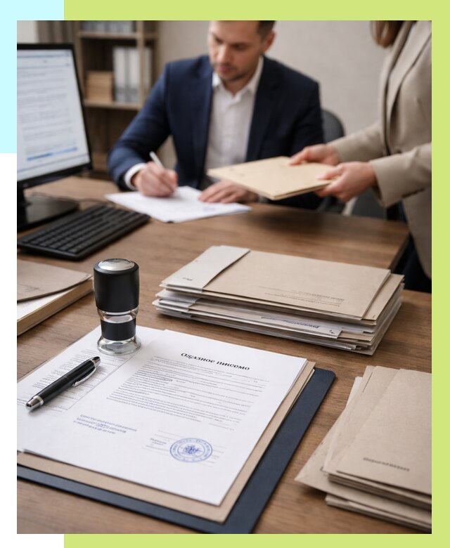 Отказное письмо для таможни в Костомукше от 3061 р, Алешин-Ктм