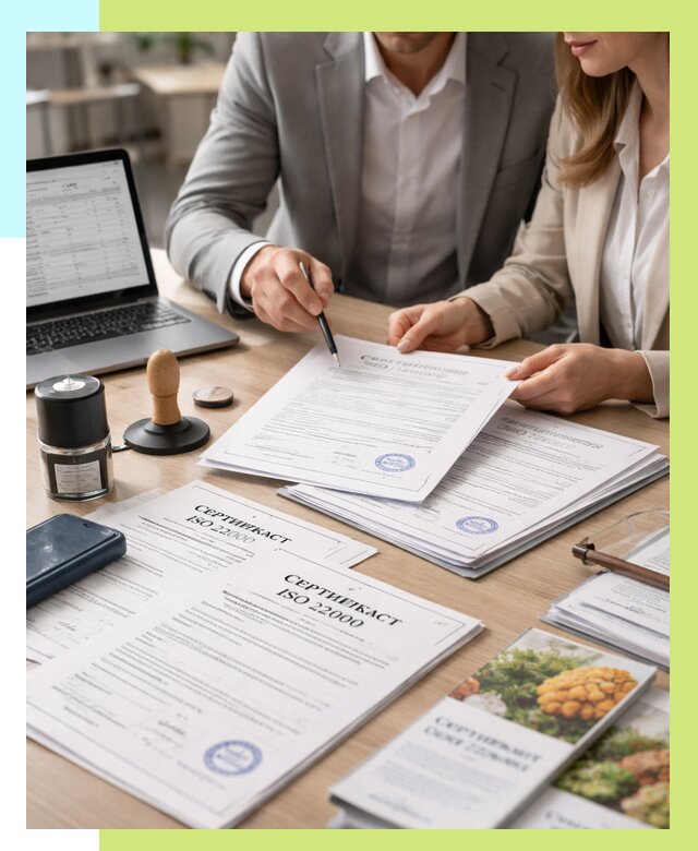 Сертификат ISO 22000 в Костомукше от 40808 р. под ключ | Алешин-Ктм