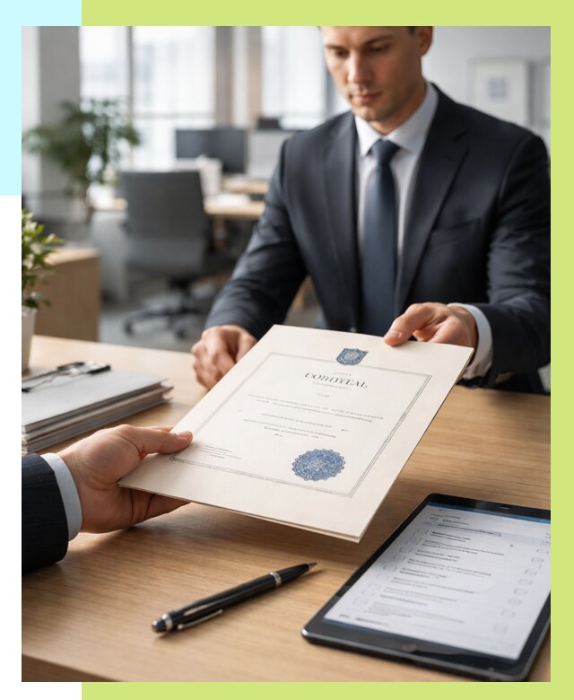 Сертификат ISO 30301 в Костомукше от 35707 р. | Алешин-Ктм - под ключ