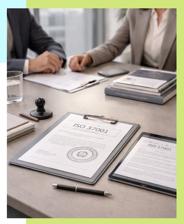 Сертификат ISO 37001 в Костомукше оформить от 122424 р. Алешин-Ктм